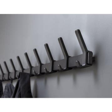 Functionals Just 50 wandkapstok - zwart, Huis en Inrichting, Woonaccessoires | Kapstokken, Verzenden, Nieuw