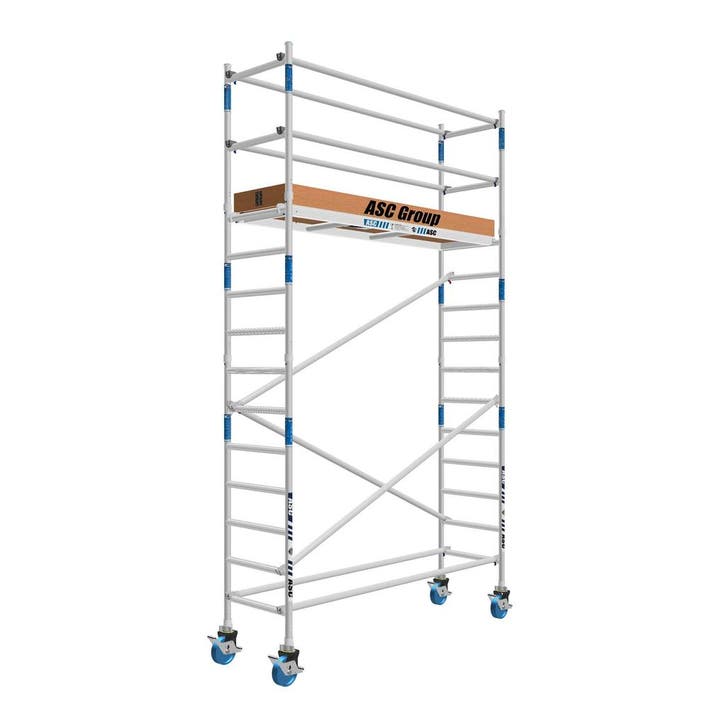 ASC Rolsteiger 75 x 5.2 mtr werkhoogte, Doe-het-zelf en Verbouw, Steigers, Rolsteiger of Kamersteiger, Nieuw, 2 tot 5 meter, Verzenden