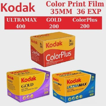 Kodak 35mm Kleurenfilm: ColorPlus 200, UltraMax 400, Gold 20, Audio, Tv en Foto, Verzenden