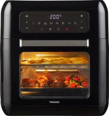 2dekans | Tomado TAF1201B - Airfryer oven - Hetelucht, Ophalen of Verzenden, Zo goed als nieuw