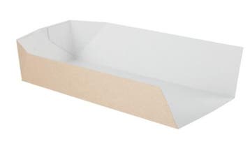 Afbreekbare baguettedoosje | 500 stuks | 25cm | kraftpapier, Verzenden, Nieuw in verpakking