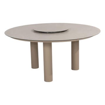 Taste 4SO Donato eettafel 160 cm. Ø latte, met geprint, Tuin en Terras, Nieuw