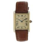 Cartier - Tank Vermeil - Zonder minimumprijs - 590005 -, Sieraden, Tassen en Uiterlijk, Horloges | Heren, Nieuw