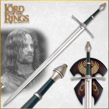 Lord of the Rings Replica 1/1 Sword of Strider, Ophalen of Verzenden, Nieuw