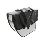 Beck Enkele Shopper Fietstas Chopper Zilver Zwarte Flap, Verzenden, Nieuw