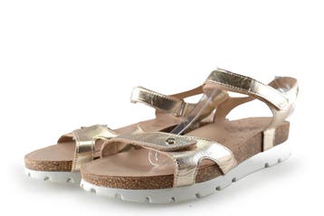 Panama Jack Sandalen in maat 42 Goud, Kleding | Dames, Schoenen, Overige kleuren, Verzenden, Sandalen of Muiltjes, Zo goed als nieuw