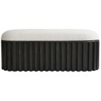 101 Copenhagen Tribu Bench - Linen (med Hul) - Bankjes -, Huis en Inrichting, Overige materialen, 100 tot 125 cm, Scandinavisch