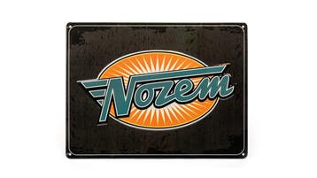 Nozem zwart reclamebord, Verzamelen, Ophalen of Verzenden, Nieuw