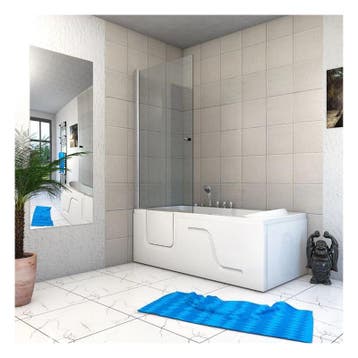 Instapbad Ligbad Whirlpool Fino 150X75X54 Links (Badkamer), Ophalen of Verzenden, Nieuw