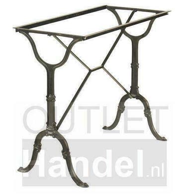 Gietijzer tafelonderstel rechthoek 83x36cm - onderstel, Minder dan 50 cm, 50 tot 100 cm, Klassiek, Nieuw