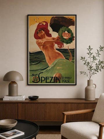 Leopoldo Metlicovitz - Alla Spezia 21 Aprile 1907 – Affiche