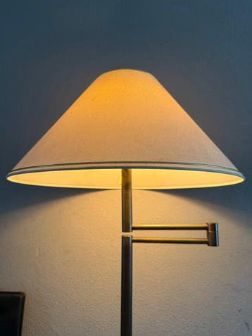 Dijkstra Lampen - Staande lamp - Messing, stof -, Nieuw