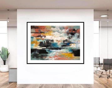Dam Domido - Abstraction linéaire - 140 x 100 cm