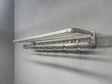 Kapstok - Aluminium - Kapstok met hoedenrek