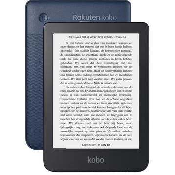 Kobo Clara 2E E-Reader Wi-Fi - 6 Inch - Blauw (In doos), Verzenden, Zo goed als nieuw