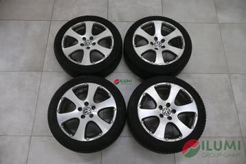 Velgen VW Touran I 1T 17 inch 225/45R17 5X112 2X8J ET37 2X6., Verzenden, Gebruikt, Banden en Velgen