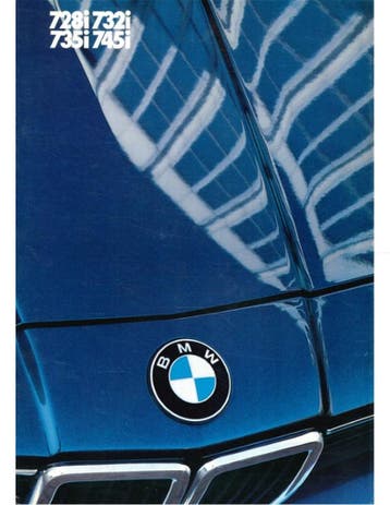 1985 BMW 7 SERIE BROCHURE NEDERLANDS, Nieuw, BMW, Author