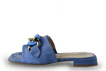 Gabor Muiltjes in maat 38 Blauw, Overige typen, Gabor, Zo goed als nieuw, Verzenden