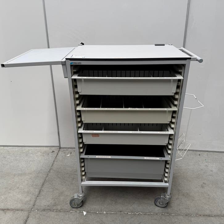 Medimath medische transportwagen - 112x100x, Doe-het-zelf en Verbouw, Transportwagens, Ophalen of Verzenden