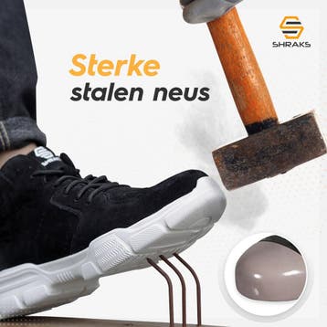 Shraks Stride Veiligheidsschoenen 44 - Werkschoenen voor, Ophalen of Verzenden, Zo goed als nieuw