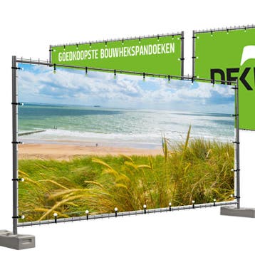 Bouwhekdoeken Noordzeekust 335x174 cm, Nieuw