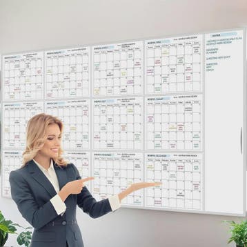 Grote Uitwisbare Jaarkalender Whiteboard Planner - 12 Maande, Verzenden, Nieuw