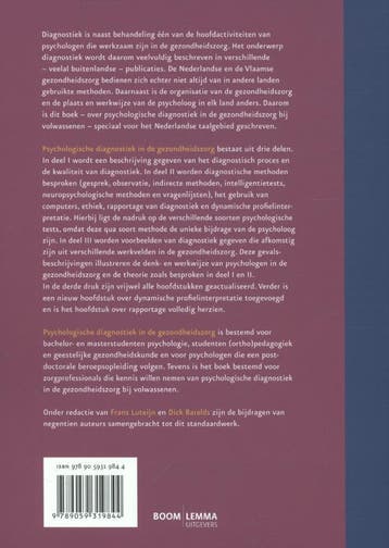 Psychologische diagnostiek in de gezondheidszorg, Verzenden, Gelezen