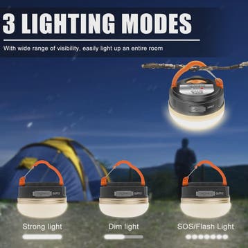 Krachtige 10W USB Oplaadbare Camping Lantaarn - Draagbare Te, Huis en Inrichting, Verzenden, Nieuw