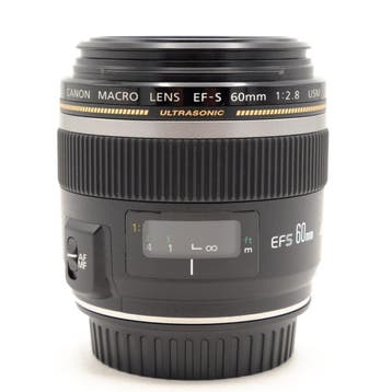Canon 60mm F2.8 USM Macro EF-S Mount (Occasion), Audio, Tv en Foto, Fotografie | Lenzen en Objectieven, Canon, Lensdoppen, Ophalen of Verzenden