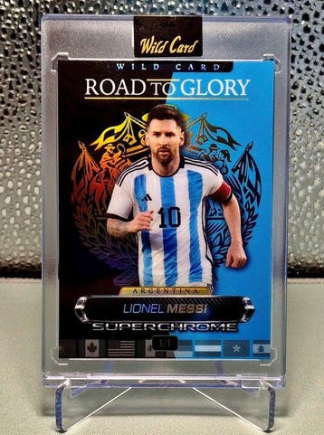 Wild Card Road to Glory Lionel Messi 1/1 Jedyny egzemplarz -, Nieuw