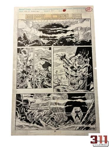 Original Comic Art - Web of Spiderman #80 - Page #29 - Alex, Verzamelen, Poppetjes en Figuurtjes, Verzenden