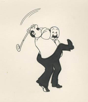Studios Hergé - 1 Original drawing - Kuifje - PAS OP! -, Nieuw