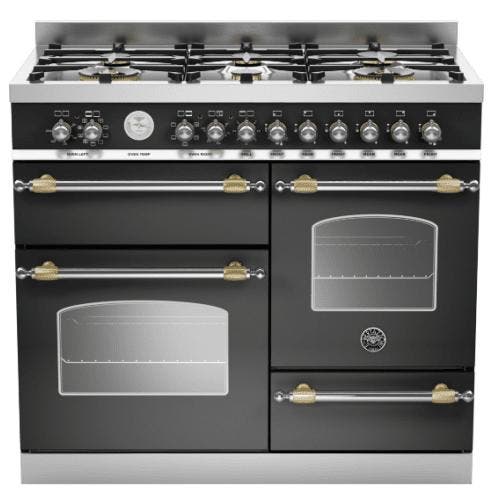 BERTAZZONI HER1006MFETNET Fornuis 100 cm4913.00, Witgoed en Apparatuur, Fornuizen, Vrijstaand, Nieuw, Energieklasse A of zuiniger