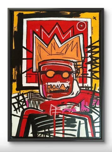Le Viro (1983) - The Clay-Man (Original Artwork on canvas), Antiek en Kunst