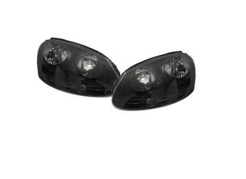 GTI Look Koplampen Black Edition voor Volkswagen Golf 5 & Je, Ophalen of Verzenden