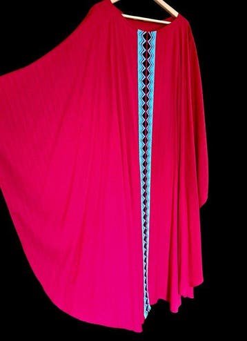 Chasuble Kazuivel Vestment Kerk Gewaad - Art Deco - Rode, Antiek en Kunst