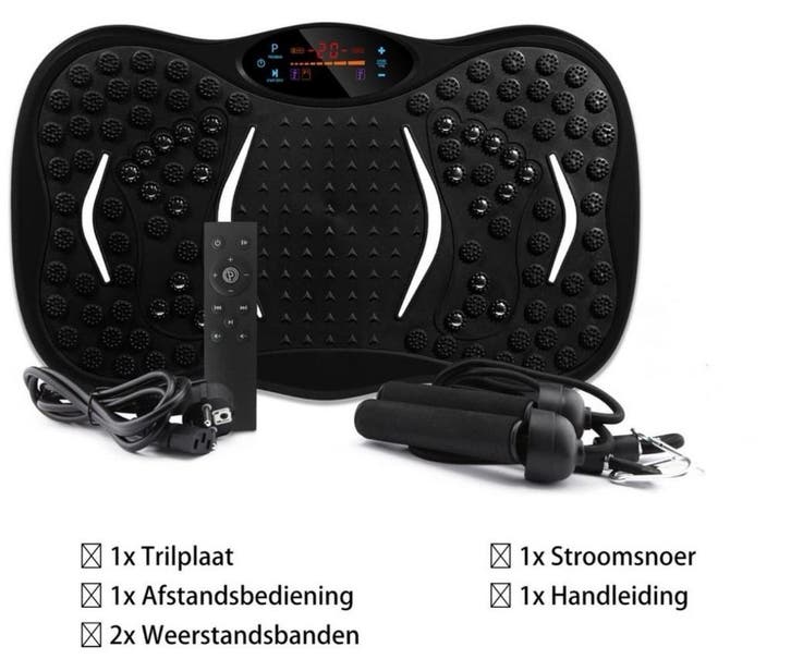 Trilplaat Fitness spieractivatie Gratis verzenden!, Sport en Fitness, Fitnessmaterialen, Nieuw, Armen, Benen, Borst, Buik, Verzenden