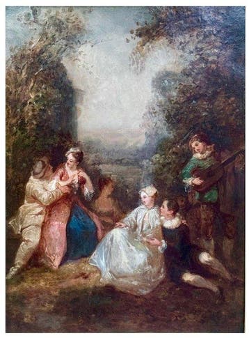 Circle or follower of Jean-Antoine Watteau (French,