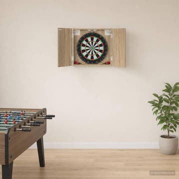 vidaXL Dartbord Kabinet Sonoma Eiken 56 x 12 x 53,5 cm, Verzenden, Nieuw