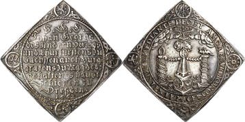 Taler, daalderklippe 1662, Sachsen-kurlinie ab 1547 (albe..., Verzenden