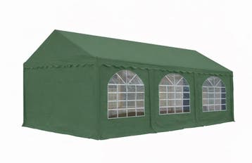 Premium Partytent PVC 4x6x2 mtr in Groen (4x6 meter), Verzenden, Nieuw, 2 meter of meer, Partytent