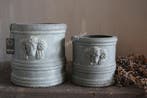 Brynxz ronde stenen pot met ram Majestic 17 cm, Huis en Inrichting, Woonaccessoires | Vazen, Ophalen of Verzenden, Nieuw