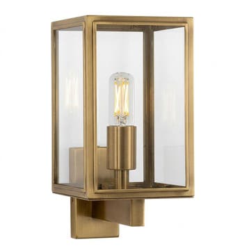 Soho Muurlamp Antiek Messing Buitenverlichting, Tuin en Terras, Verzenden, Nieuw