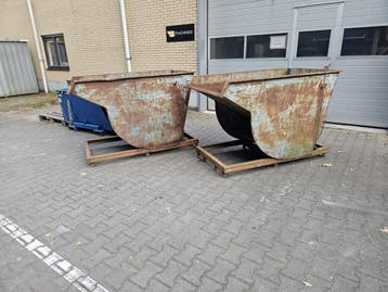 Kiepbak kantelbak spanenbak heftruck 750 liter, Voorzetapparatuur