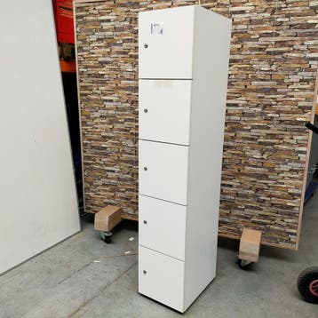 5-deurs van Esch houten lockerkast - 178x35x47 cm, Ophalen of Verzenden, Nieuw