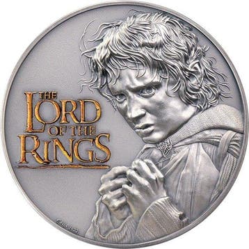 Cookeilanden. 10 Dollars 2022 Lord of the Rings Antique