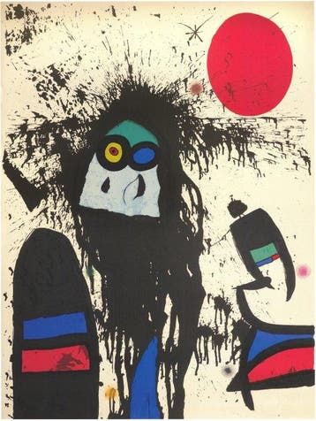 Joan Miró (1893-1983), daprès - La Ruisselante Solaire