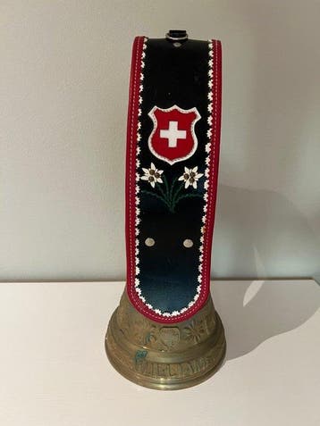 Decoratieve bel - Zwitserland - Ereklok, Antiek en Kunst, Curiosa en Brocante