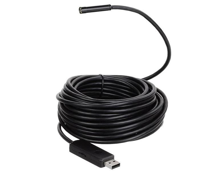 10 meter USB endoscoop Ø 5.5 mm met LED, Hobby en Vrije tijd, Elektronica-componenten, Nieuw, Ophalen of Verzenden
