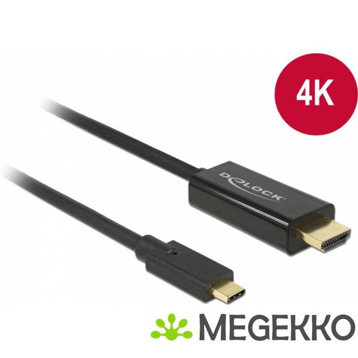 Delock 85258 Kabel USB Type-C male > HDMI male (DP Alt Mode), Computers en Software, Overige Computers en Software, Nieuw, Verzenden